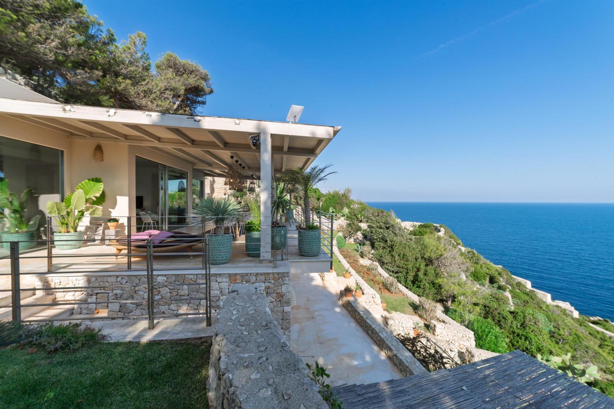 Villa Cliff Ґальяно-дель-Капо Екстер'єр фото
